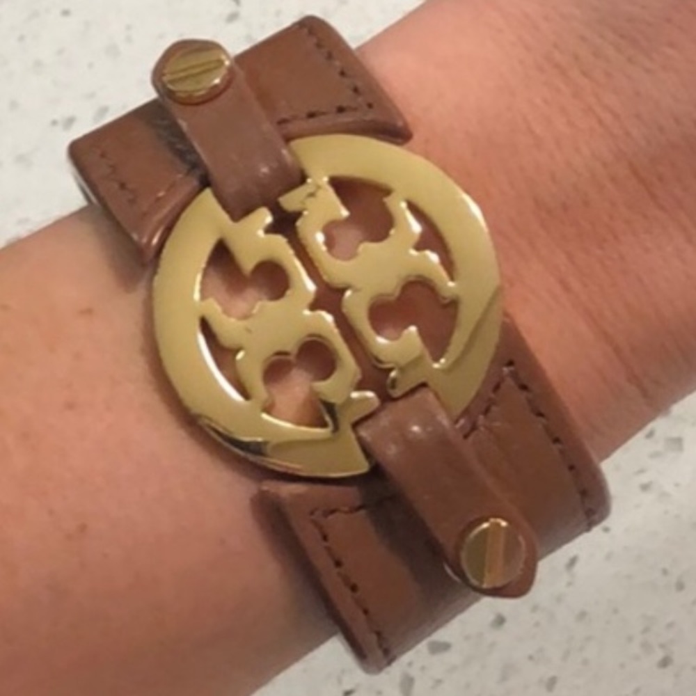 Genuine leather Tory Burch bracelet